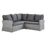 Set Esquinero Sion Mesa Altura Ajustable Gris
