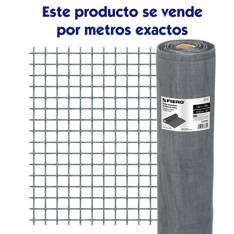 Cedazo-Fibra-De-Vidrio-48-Gris-Fiero-Metro---Fiero