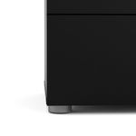 Gavetero Turin De 8 Gavetas Negro 140X40X82 Cm - Tvilum