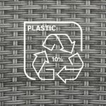 Silla Con Brazos Sion Gris Aluminio 75x55x84 Cm - Naterial