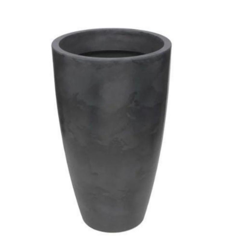Maceta Verona Tall Negro Antiguo 52 x 90 Cm - Vassart