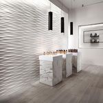 Azulejo 3D Wall Blade Blanco 40X80 Cm - Interceramic