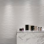 Azulejo 3D Wall Blade Blanco 40X80 Cm - Interceramic