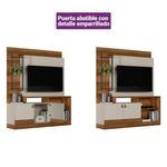 Mueble-Modular-Eris-Cafe-Y-Blanco-160x39x187-Cm---Zmobili