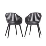 Silla de Aluminio Negra 54.4x54.8x79.8 Cm - Naterial