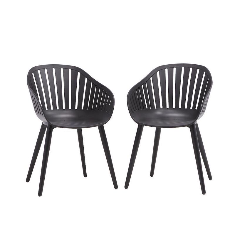 Silla de Aluminio Negra 54.4x54.8x79.8 Cm - Naterial