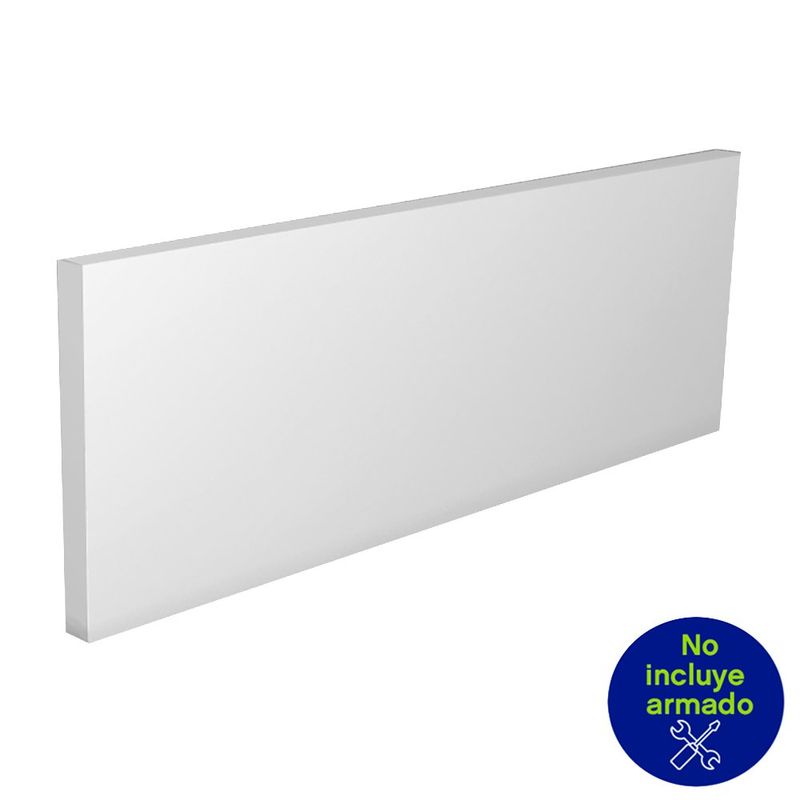 Zócalo Lateral para Gabinete Oxford Paris Blanco - Zmobili