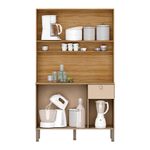 Gabinete Café Y Vainilla 6 Puertas - Z