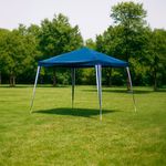 Toldo para Exterior de Poliéster Color Azul 3 x 3 Metros