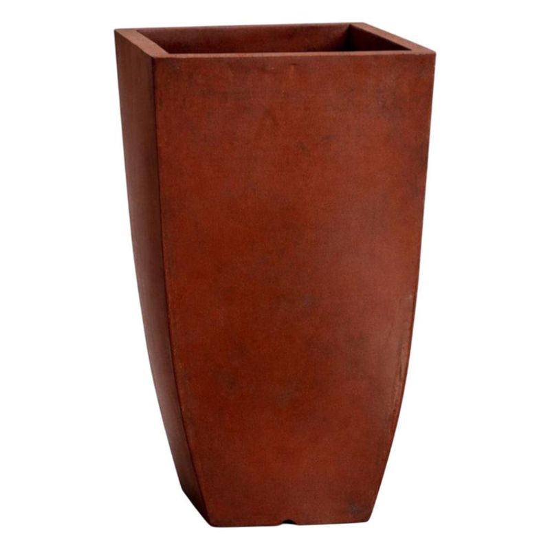 Maceta Malta Square Antique Rusty 42 x 76 Cm - Vassart