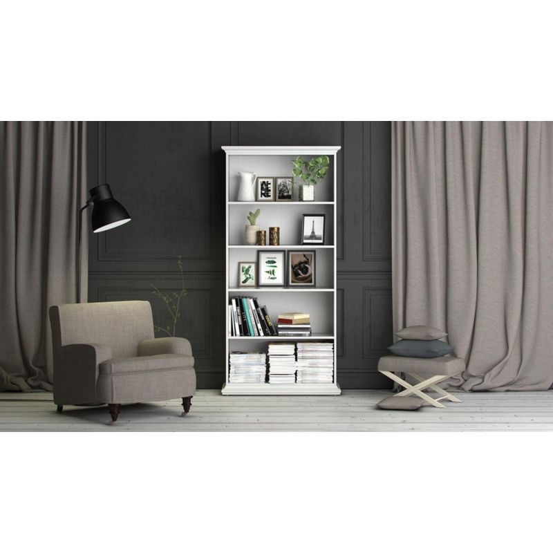 Librera Monet De 5 Divisiones Blanco 96X37X201 Cm - Tvilum