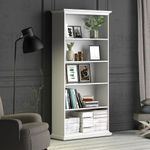 Librera Monet De 5 Divisiones Blanco 96X37X201 Cm - Tvilum