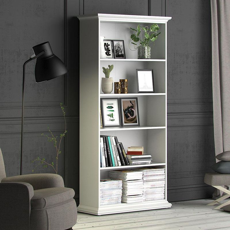 Librera Monet De 5 Divisiones Blanco 96X37X201 Cm - Tvilum