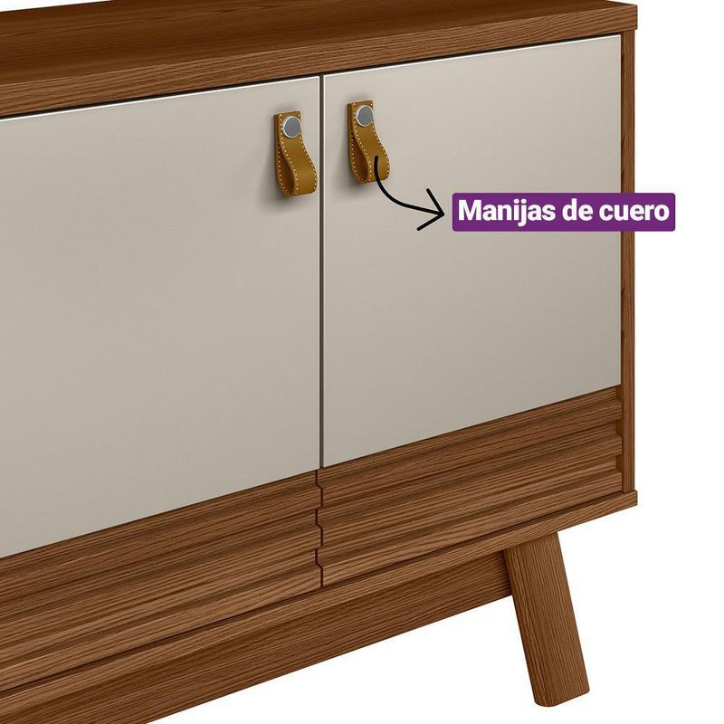 Mueble-Rack-de-Sala-Sedna-Cafe-y-Blanco-160x36x69-Cm---Zmobili