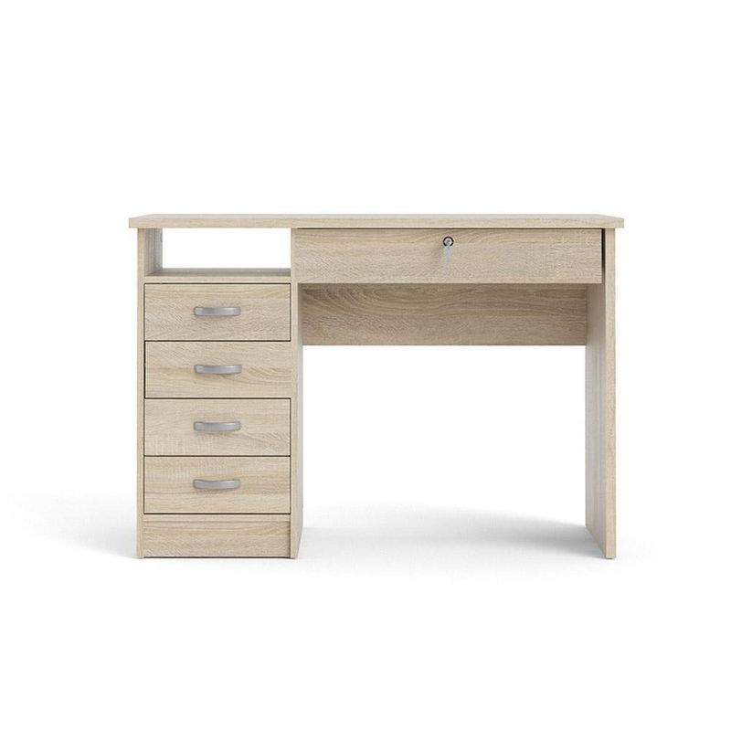 Escritorio Con 5 Gavetas Beige 49x109x76 Cm - Tvilum