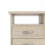 Escritorio Con 5 Gavetas Beige 49x109x76 Cm - Tvilum