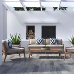 Piso Cerámico Zelanda Smoke Gray 15X50 Cm - Interceramic