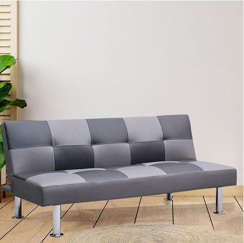 Sofacama Cuadros Gris 175 x 90 x 80 cm - Z