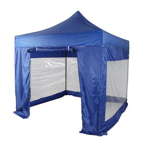 Set de Cobertores Laterales para Toldo Azul