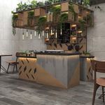 Piso Cerámico Zelanda Smoke Gray 15X50 Cm - Interceramic