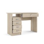 Escritorio Con 5 Gavetas Beige 49x109x76 Cm - Tvilum