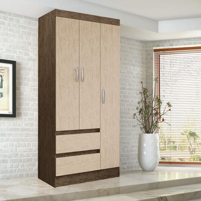 Armario-De-3-Puertas-Y-2-Gavetas-47X76X179-Cm---Z
