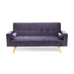 Sofa-Cama-con-Apoya-Brazos-Gris---Z