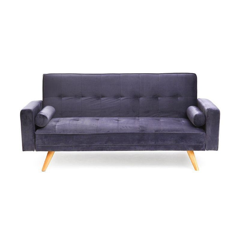 Sofa-Cama-con-Apoya-Brazos-Gris---Z