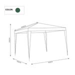Toldo Verde 3X4 M - Solaris
