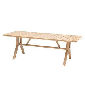 Mesa AcaciA Beige para 8 Personas
