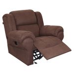 Sillón Reclinable Versalles Chocolate 80X110X105 - Intap