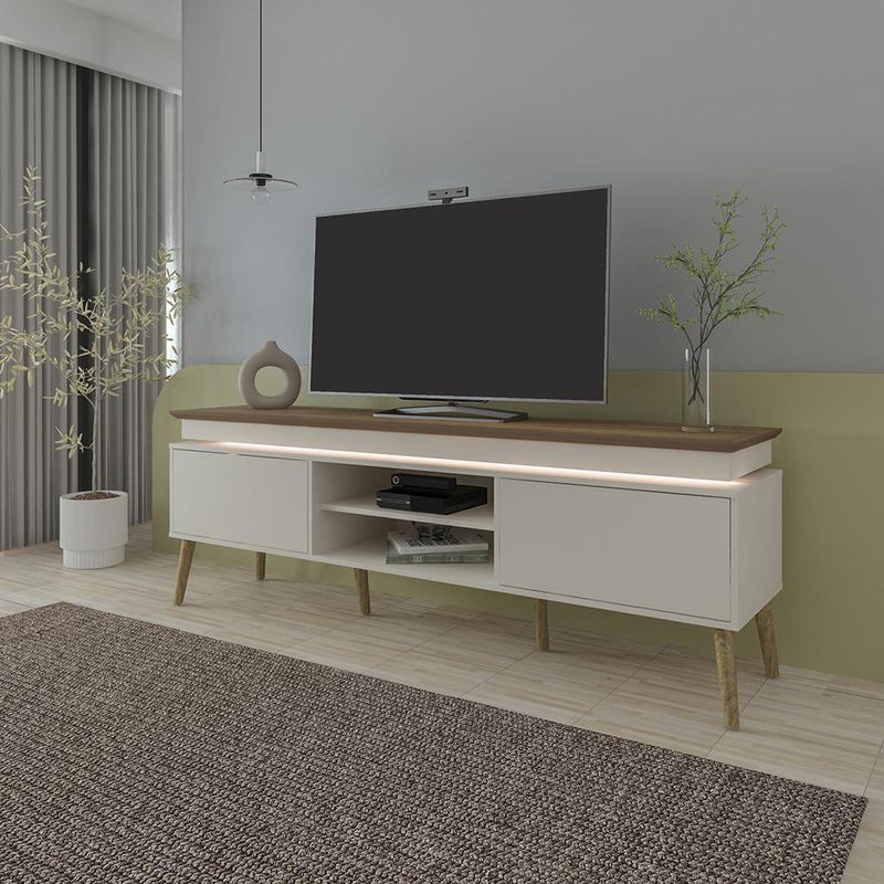 Mueble Para Televisor Estelar Blanco 180X41.5X62.5 Cm - Z