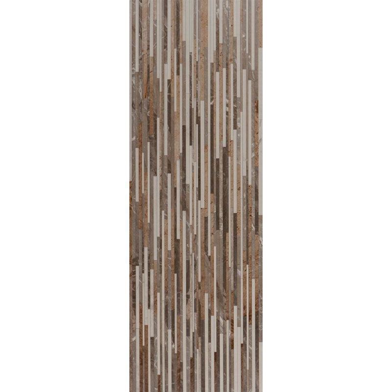 Piso Cerámico Crema Marfil Linear Dark 31X61 Cm - Interceramic