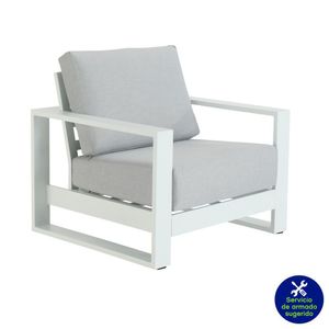 Silla con Brazo Alu Blanca Atenas