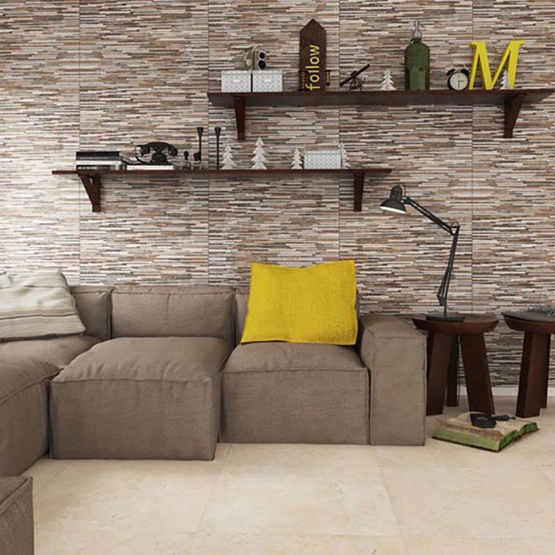 Piso Cerámico Crema Marfil Linear Dark 31X61 Cm - Interceramic