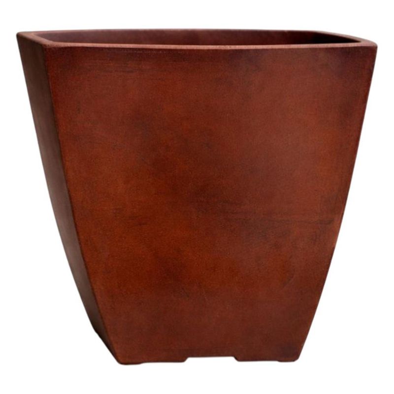 Maceta Malta Square Antique Rusty 36 x 55 Cm - Vassart