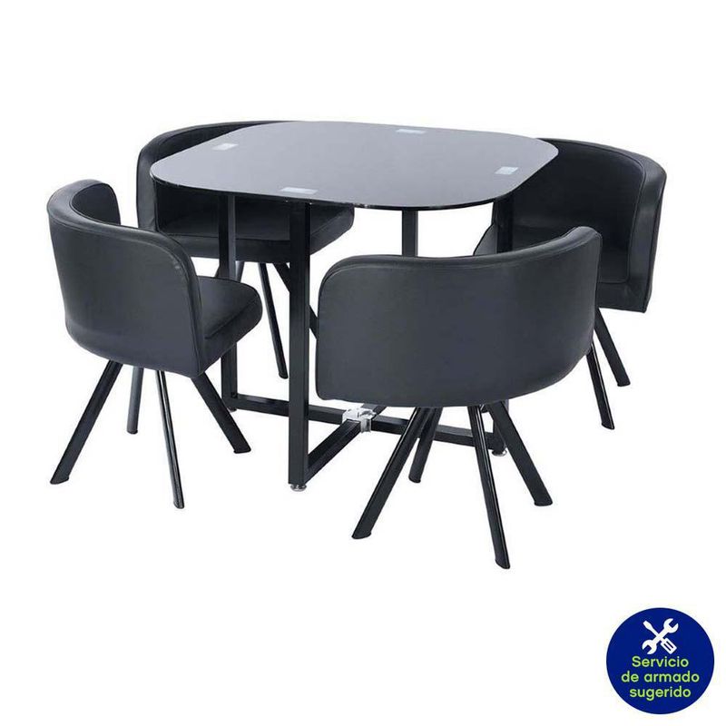 Comedor-Mini-De-Vidrio-Negro-5-Pzas
