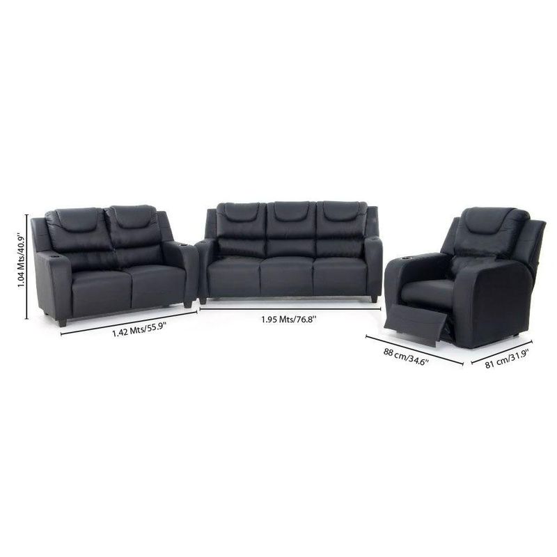 Juego-de-Sala-de-3-2-1-Color-Negro---Premium