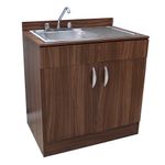 Mueble para Lavatrastos Liverpool Derecho Nogal Páramo