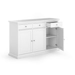 Aparador Monet 6 Compartimientos 46X144X92 Cm Blanco - Tvilum