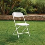 Silla de Exterior Plegable Elliot Blanca