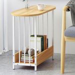 Mesa Auxiliar Blanca 60X29X52 Cm