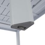 Mesa Extensible Lima De Aluminio Blanca - Naterial