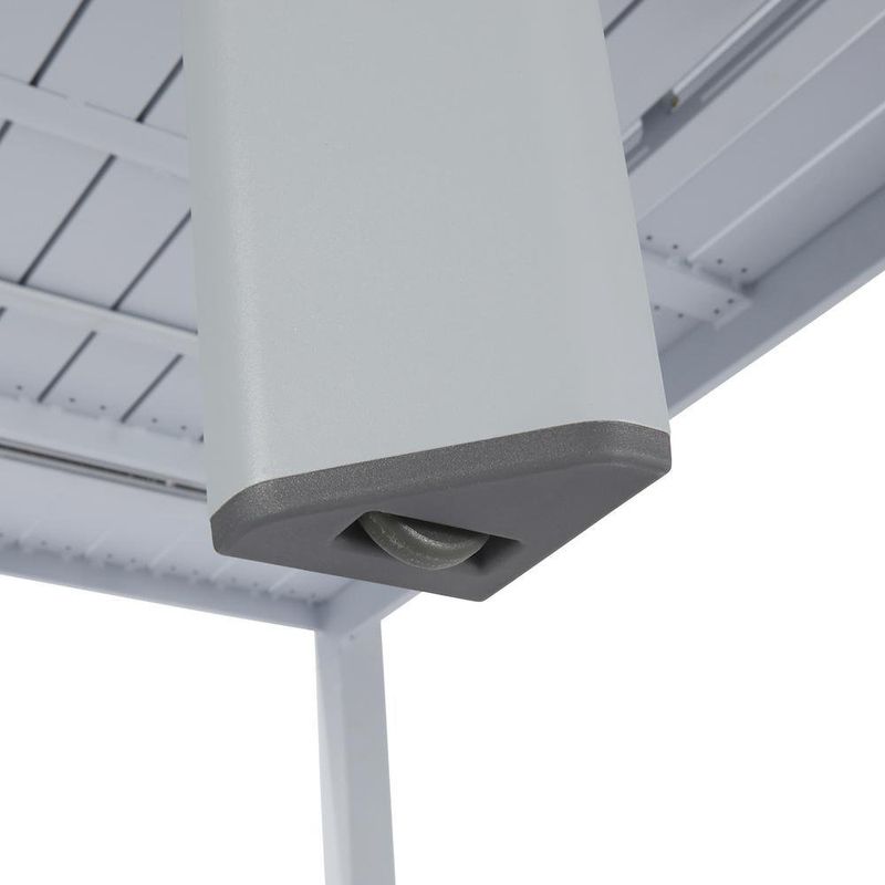 Mesa Extensible Lima De Aluminio Blanca - Naterial