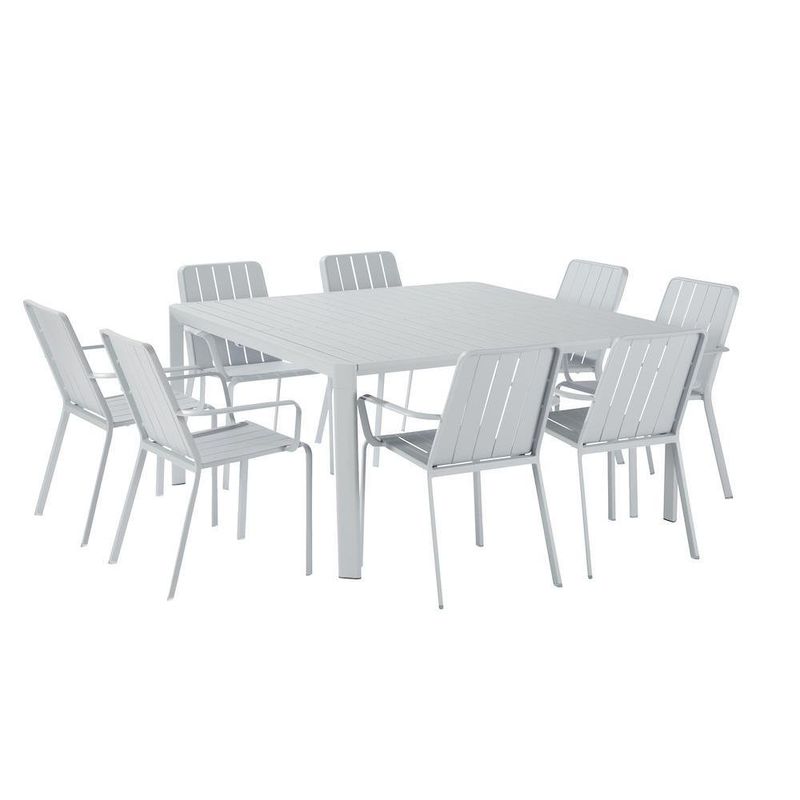 Mesa Extensible Lima De Aluminio Blanca - Naterial