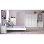 Gavetero Monet De 4 Gavetas Blanco 96X49X87 Cm - Tvilum