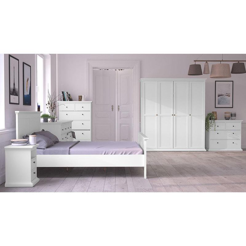 Gavetero Monet De 4 Gavetas Blanco 96X49X87 Cm - Tvilum