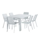 Mesa Extensible Lima De Aluminio Blanca - Naterial