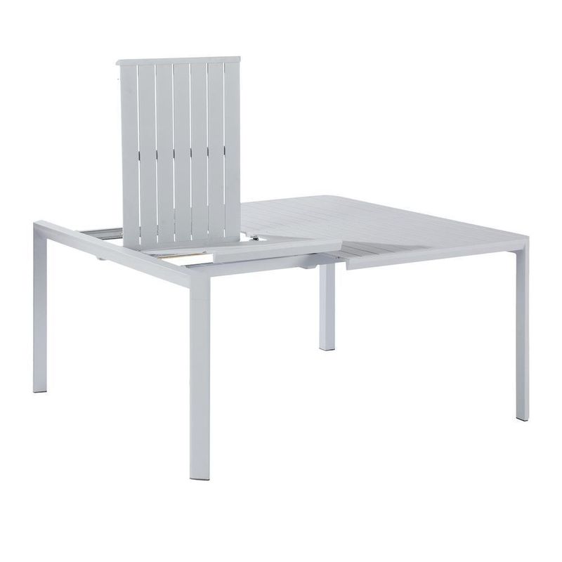 Mesa Extensible Lima De Aluminio Blanca - Naterial