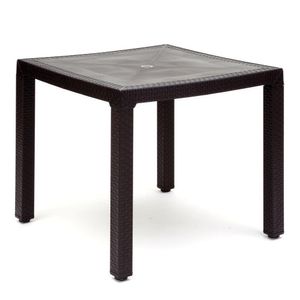 Mesa Eterna Cuadrada de Exterior con Diseño Tipo Ratán